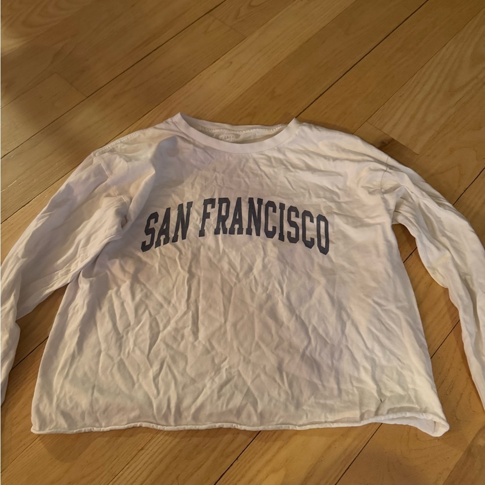 Brandy Melville White Long Sleeve Tee